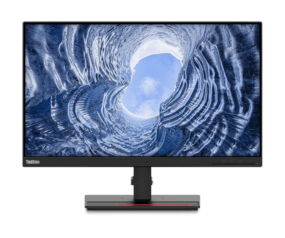 Lenovo ThinkVision T24i-20 24" Full HD WLED LCD Monitor - Raven Black in-Plane Switching (IPS) Technology - 1920 x 1080 - HDMI - VGA - DisplayPort - USB Hub HDMI
