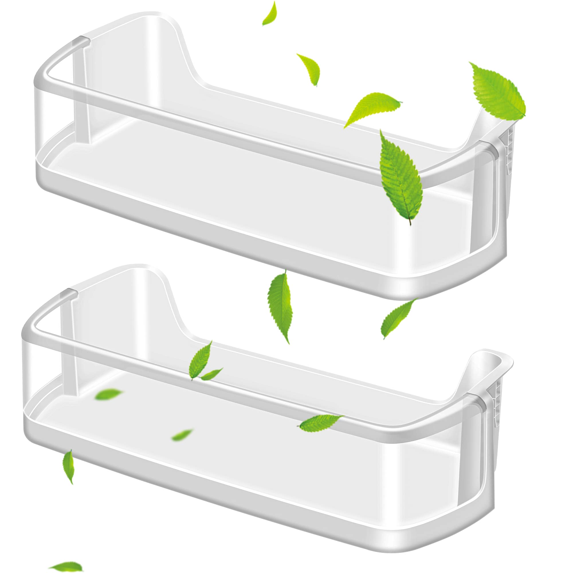 2 Pack DA97-08348A Door Shelf Basket Bin (Right Side) Compatible with Samsung Refrigerator RS265TDRS, RS25H5111SR, Refrigerator Door Bin Guard Assembly, Part number : DA63-05215A.…