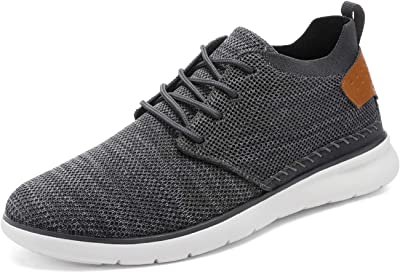 Men's Mesh Fabric Fashion Sneakers Casual Oxfords Lightweight Breathable Versatile Walking Shoes