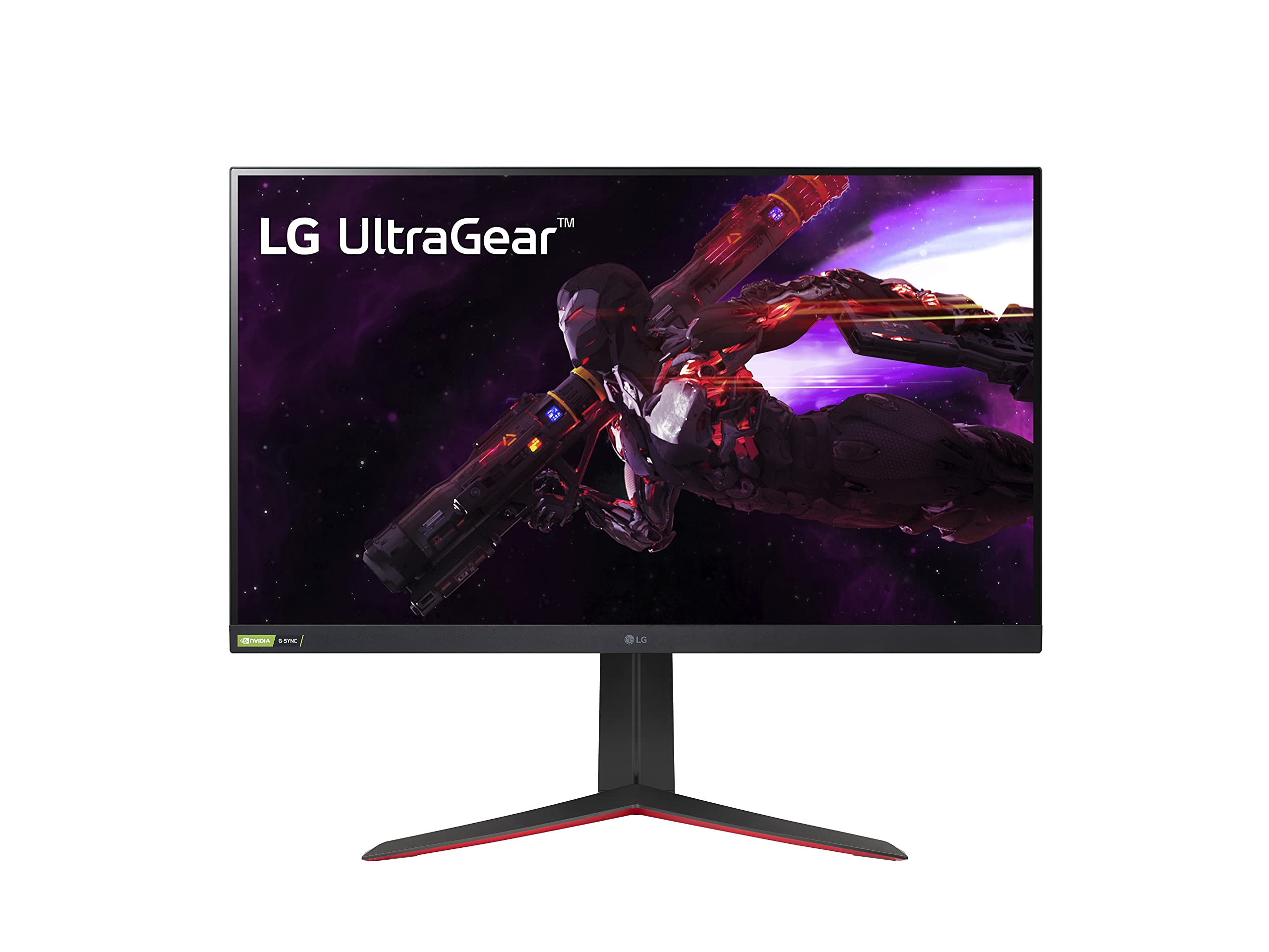 LG 32GP850-B 32 UltraGear QHD (2560 x 1440) Nano IPS Gaming Monitor w/ 1ms (GtG) Response Time & 165Hz Refresh Rate, Tilt/Height/Pivot Adjustable, Black