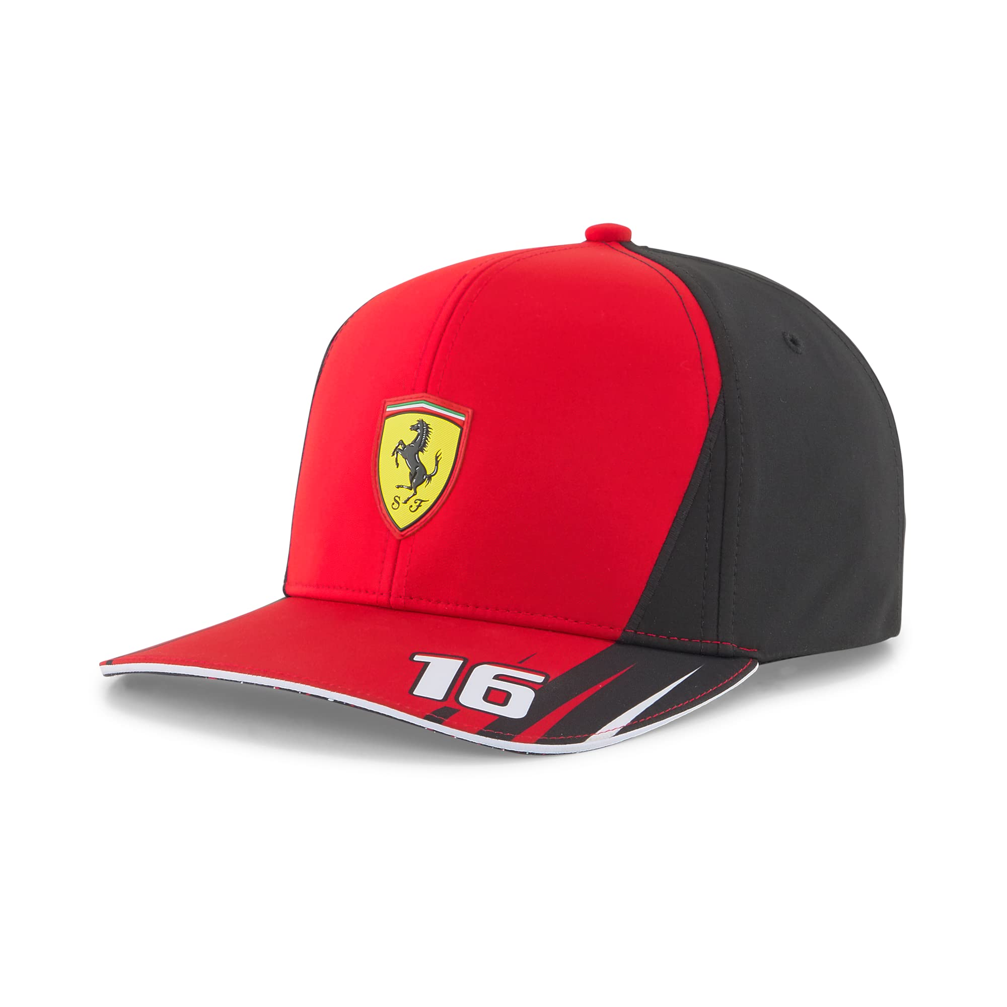 Scuderia Ferrari F1 2022 Charles Leclerc Team Low Curve Brim Hat Red