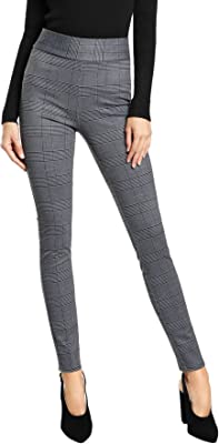 Women's Casual Skinny Leggings Stretchy High Waisted Work Pants