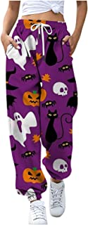 Women 3D Joggers Pants Halloween High Waisted Sweatpants Sports Fitness Trousers Sport Track Sweatpants Baggy