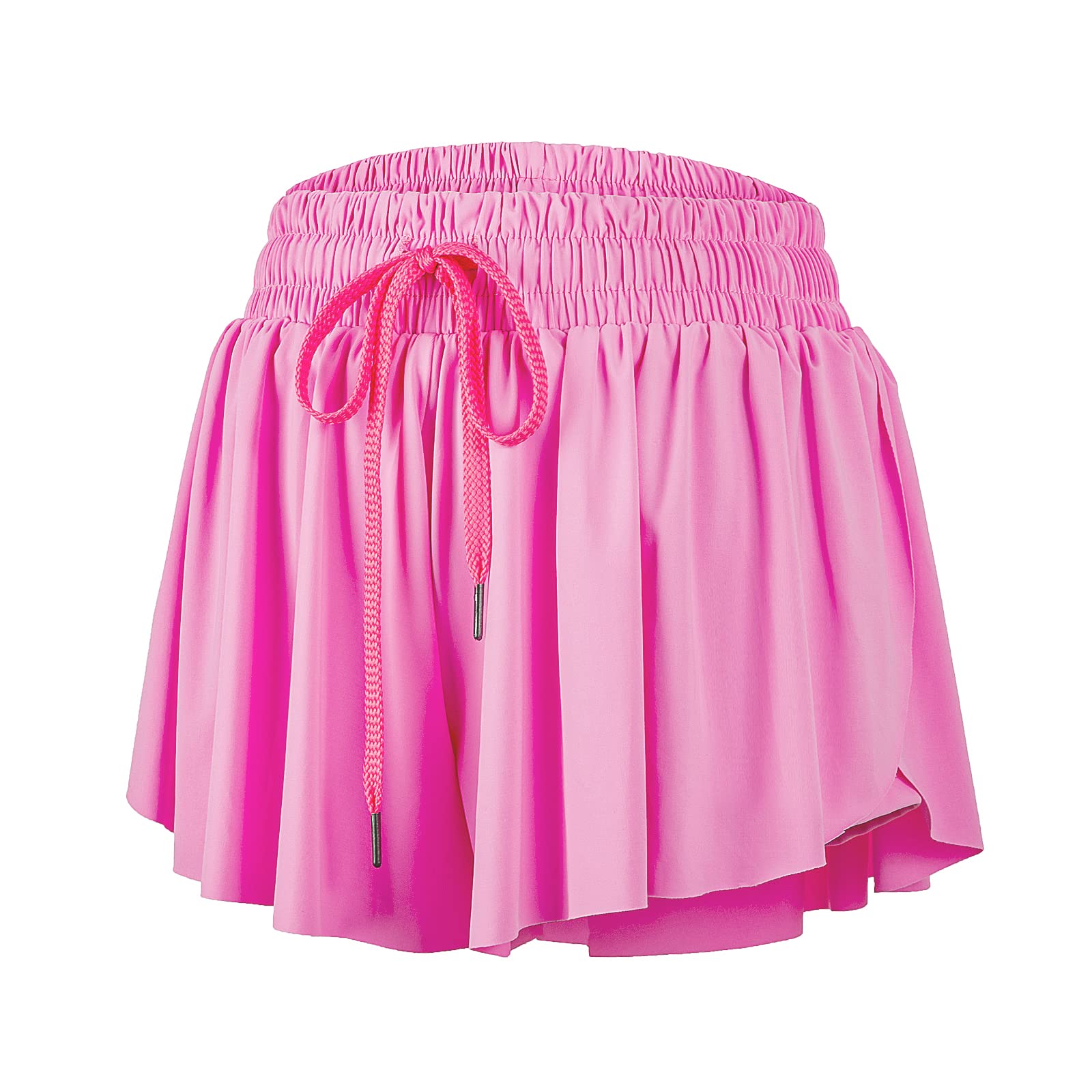 Flowy Athletic Shorts for Women Gym Yoga Workout Running Sweat Spandex Butterfly Skirt Cute Clothes Summer Outfits