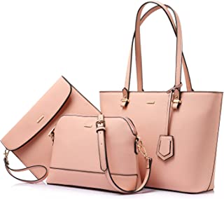 Handbags for Women Shoulder Bags Tote Satchel Hobo 3pcs Purse Set