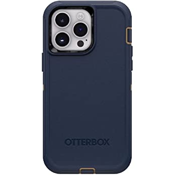          OtterBox Defender Screenless Series Case for iPhone 14 PRO (ONLY) Case Only - Non-Retail Packaging - Blue Suede Shoes (Blue)        