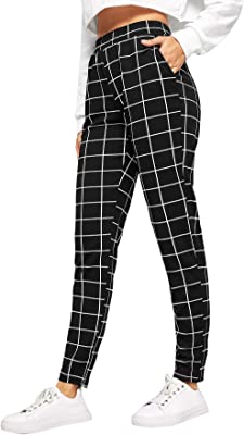 Women's Pants Casual High Waist Skinny Leggings Stretchy Work Pants