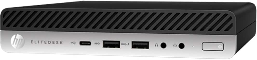HP EliteDesk 705 G4 Mini Desktop Computer, AMD Quad-Core Ryzen 5 Pro 2400GE Upto 3.8GHz, 8GB DDR4 RAM, 256GB SSD, HDMI, Windows 10 Pro(Renewed)