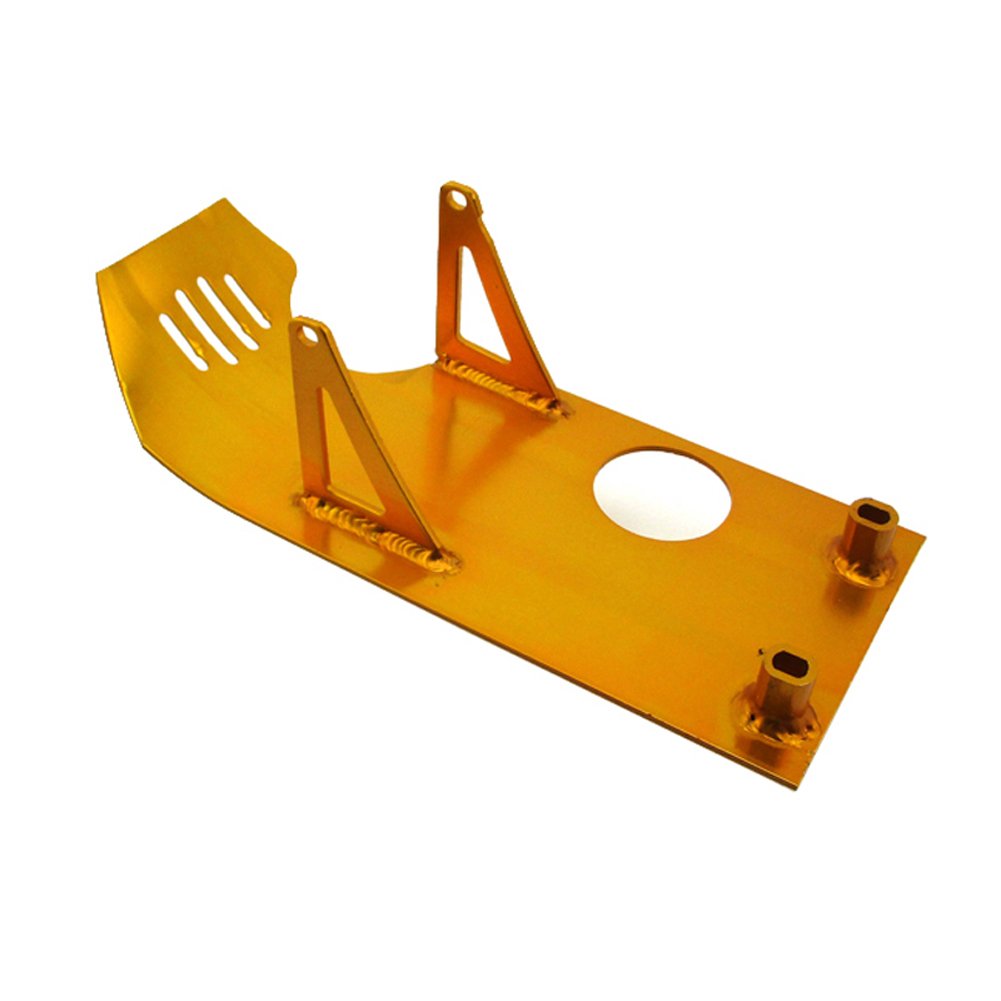 TC-Motor Gold Aluminum Engine Skid Plate For XR50 CRF50 Dirt Pit Bike 50cc 70cc 90cc 110cc 125cc 140cc Lifan YX SSR Thumpstar Coolster Taotao