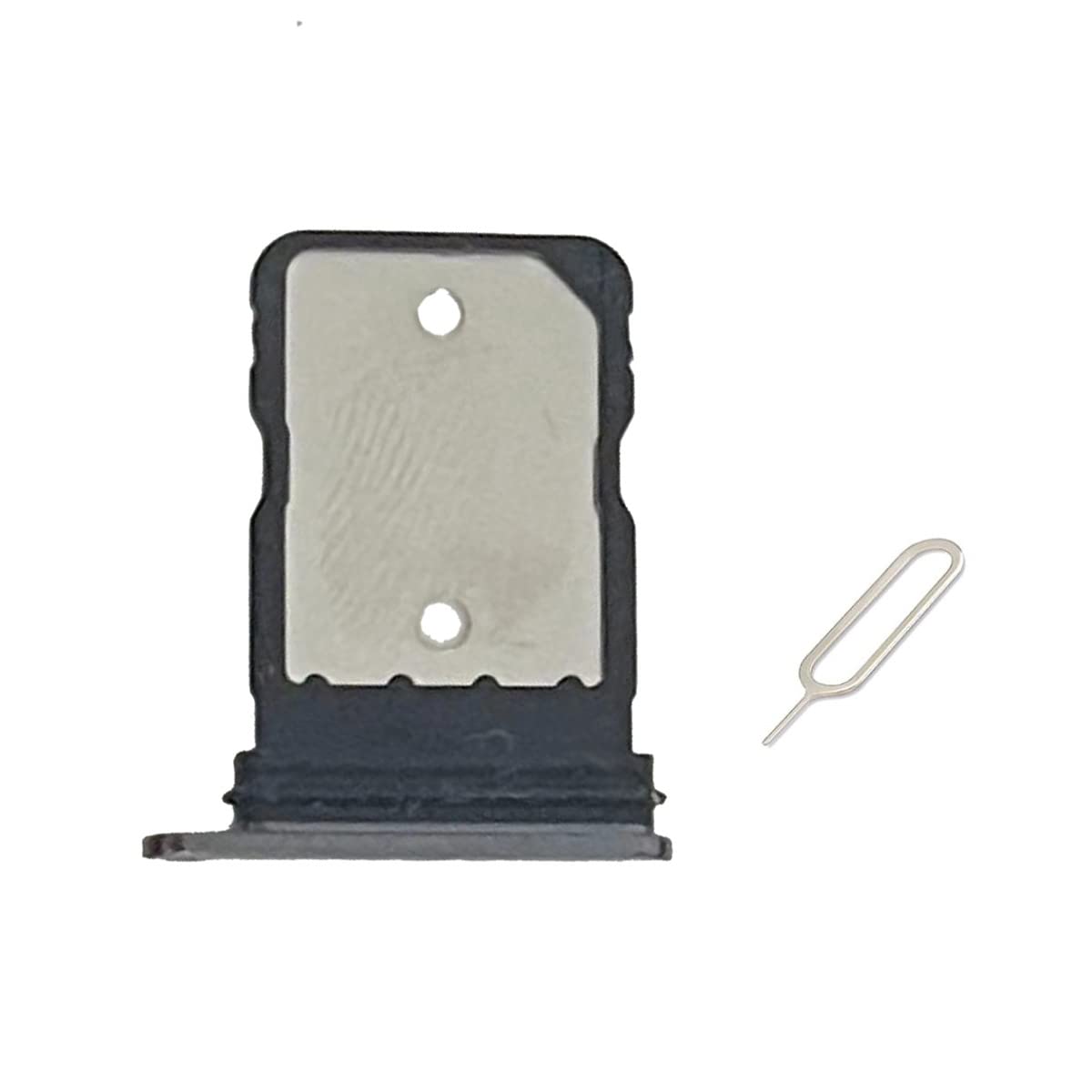 for Google Pixel 7 Pro Sim Card Tray & Micro SD Sim Card Holder Container Replacement Part (Black)