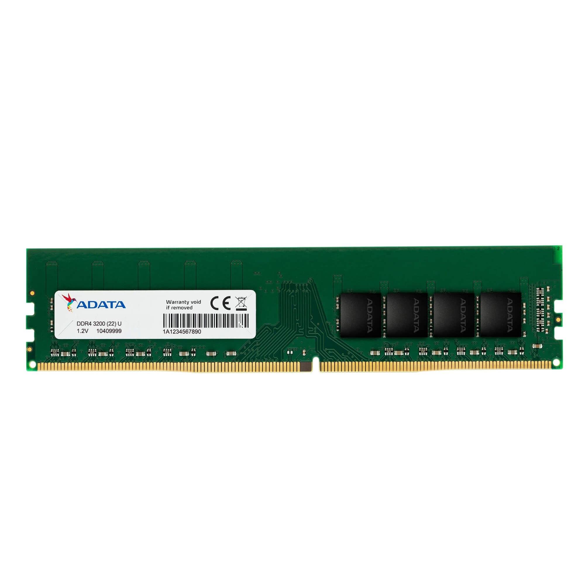 ADATA Premier DDR4 3200MHz 8GB UDIMM 288Pins Desktop PC Memory RAM - Single (AD4U32008G22-SGN)