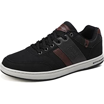          ASTERO Sneakers for Mens Casual Dress Shoes Fashion Sneakers Dress Leather Walking Shoes        