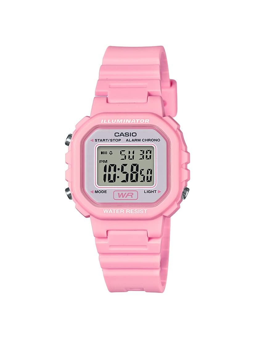 Women's LA20WH-1ACF Classic Digital Black Resin Watch