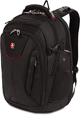 Unisex-Adult 5358 USB ScanSmart Laptop Backpack, Black Dot, Large