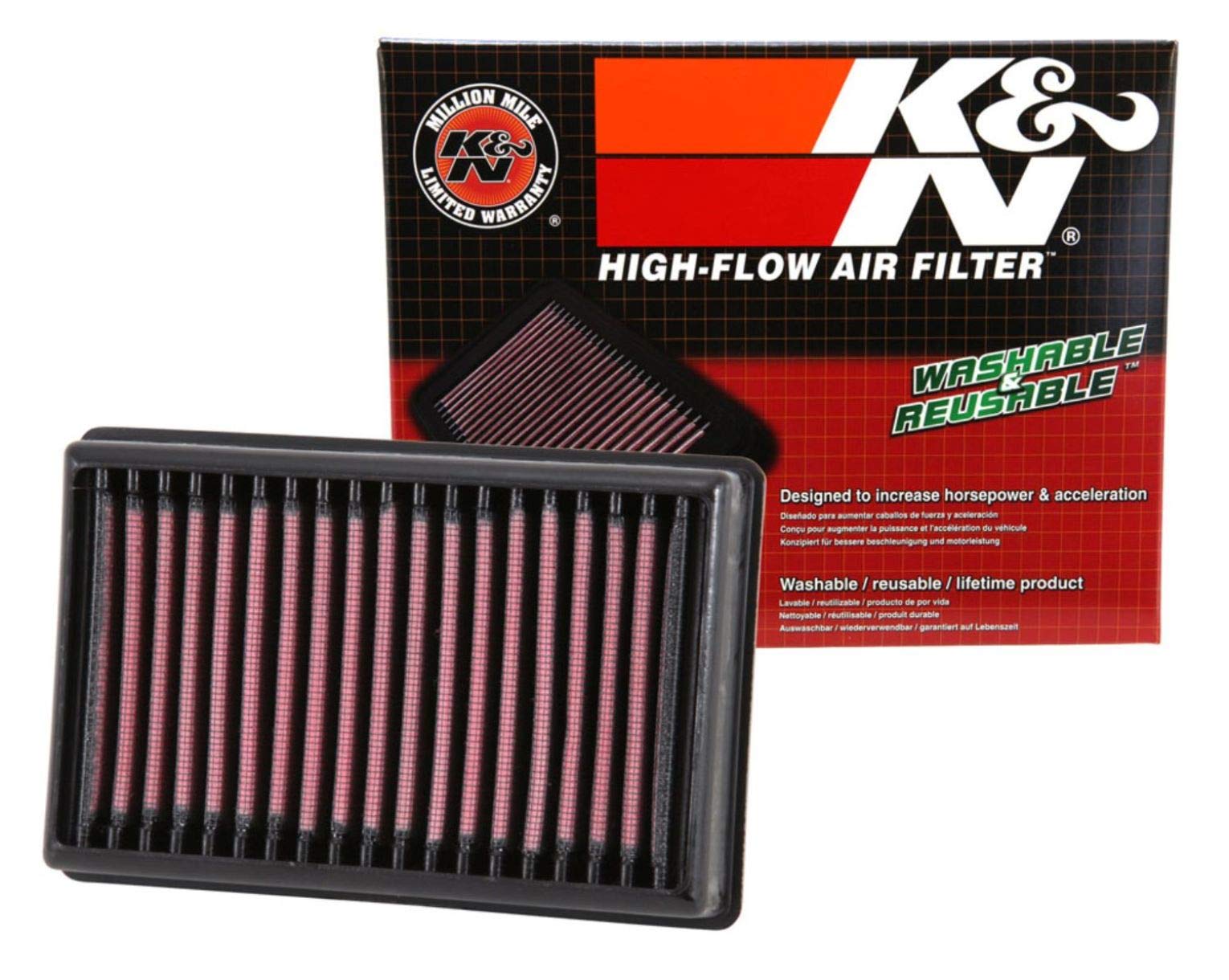 K&N Engine Air Filter: High Performance, Premium, Powersport Air Filter: Fits 2013-2019 BMW (R1250GS, R1250GS Adventure, R1250RT, R1200GS, R1200GS Adventure, R1200R, R1200RS, R1200RT) BM-1113