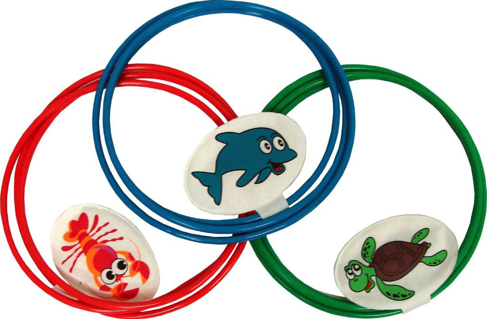 Water Sports Swim Thru Rings - Assorted Pack | Adjustable