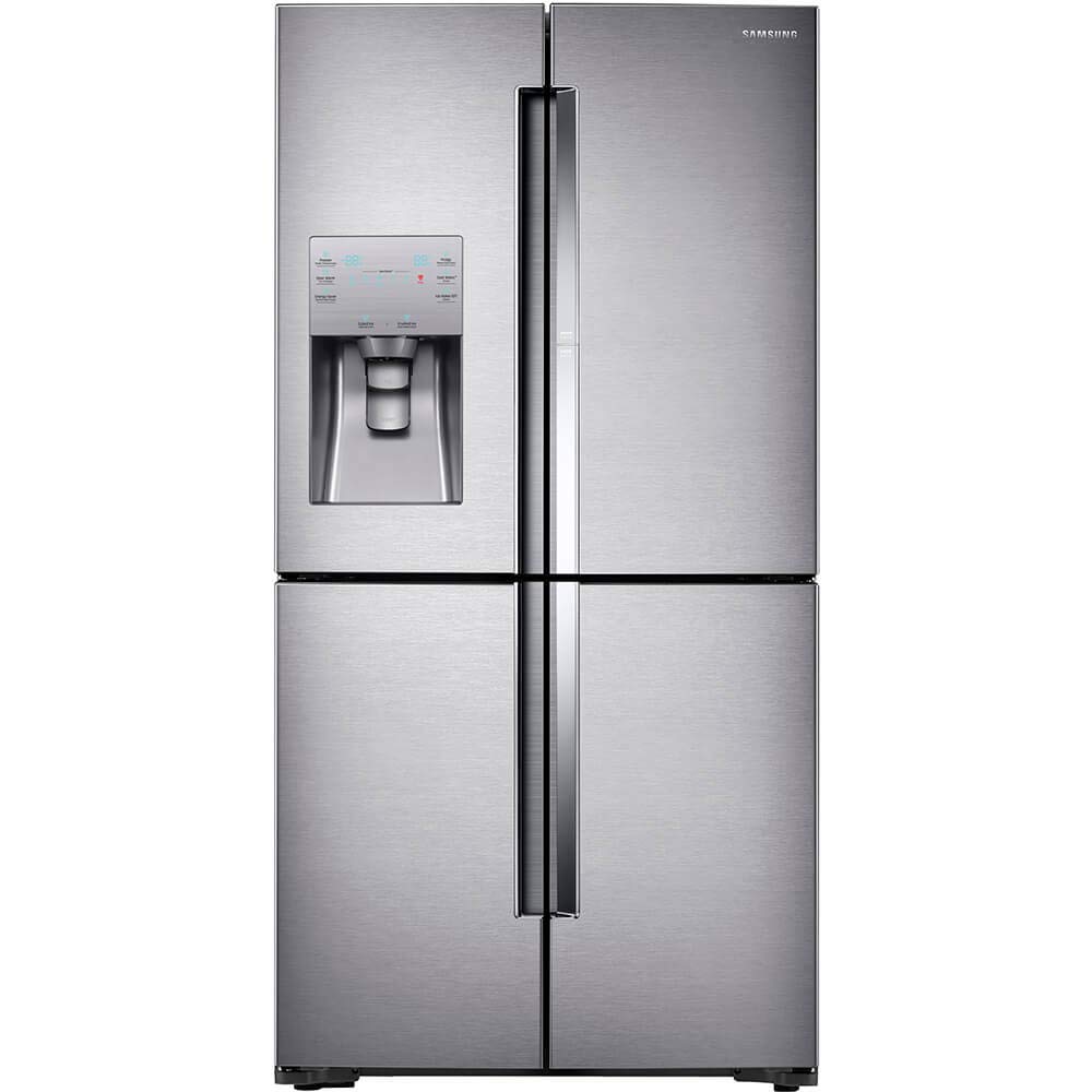Samsung RF22K9381SR/AA 22.1 cu. ft. Counter Depth 4-Door Flex Food Showcase Refrigerator - Stainless Steel