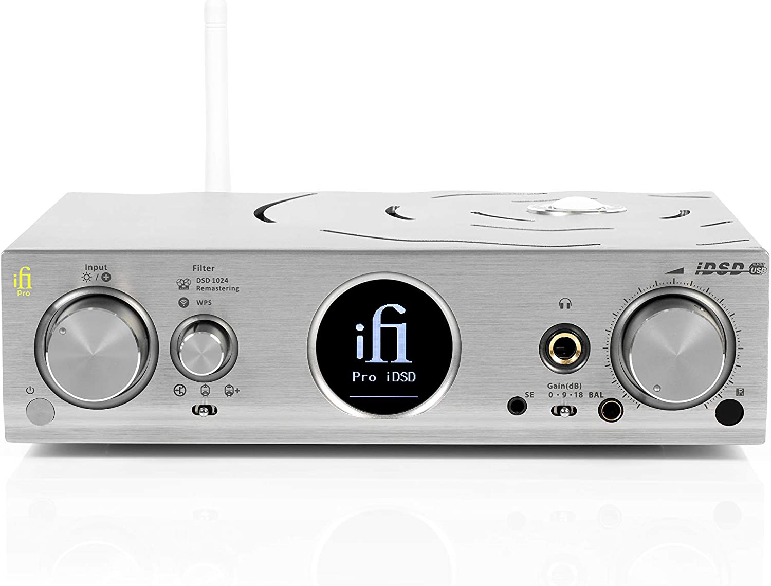         iFi Pro iDSD 4.4mm Desktop DAC/Tube/Solid State/Headphone Amplifier/Wireless Audio Streamer/USB/SPDIF/Optical Inputs       