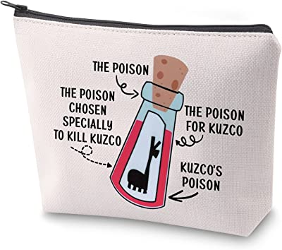 Emperors Makeup Bag The Poison Chosen Specially To Kill Makeup Zipper Pouch Bag For Her Llama Travel Case (Llama Poison)