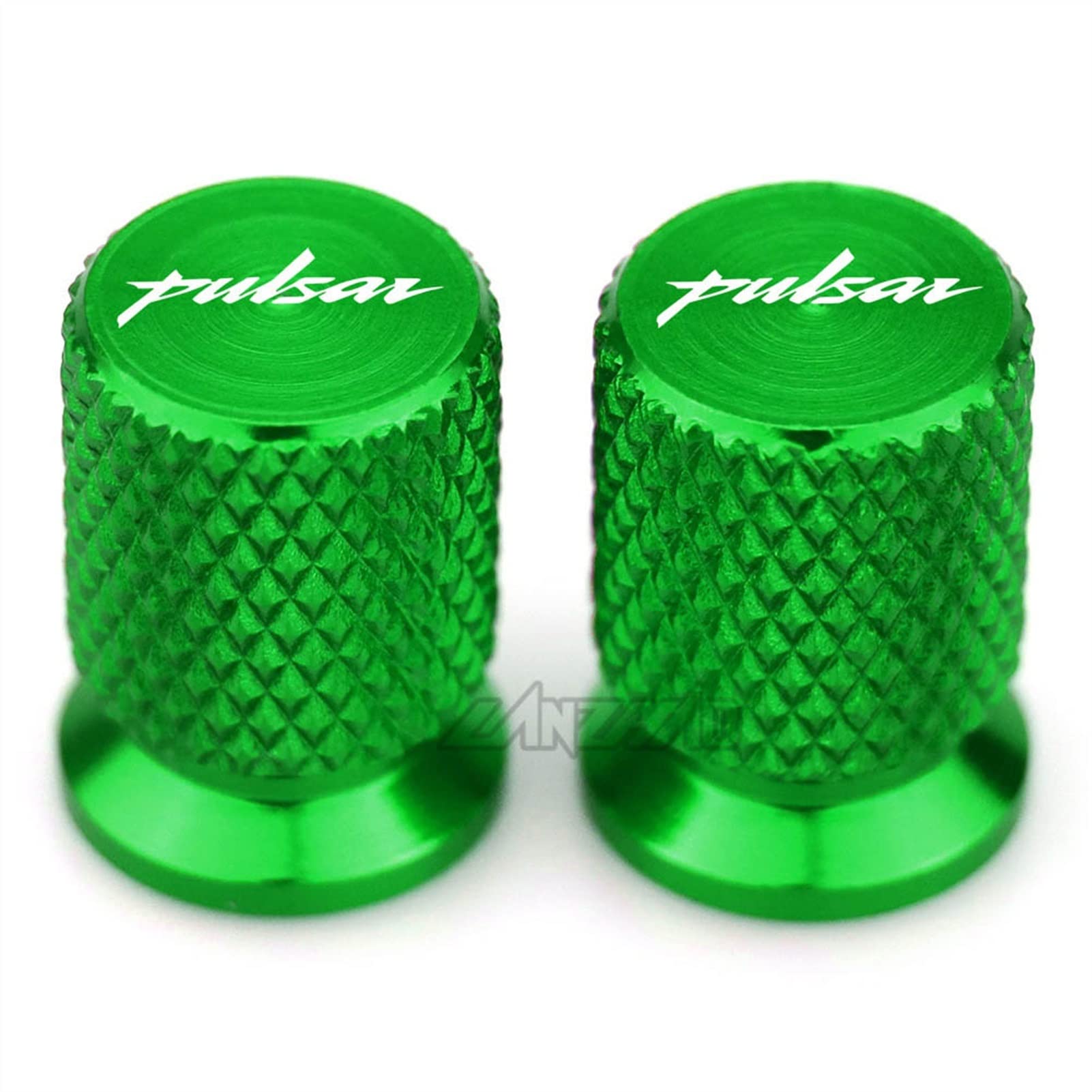 LUTPOL for Bajaj Pulsar 125 150 180 RS200 NS200 NS160 Motorcycle Tire Valve Air Port Stem Cap Cover CNC Aluminum Motorbike Parts (Color : Green)