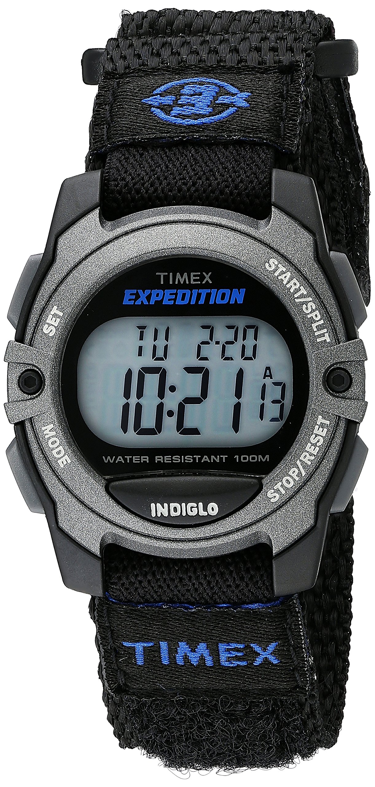 Unisex TW4B02400 Expedition Mid-Size Digital CAT Black Fast Wrap Strap Watch