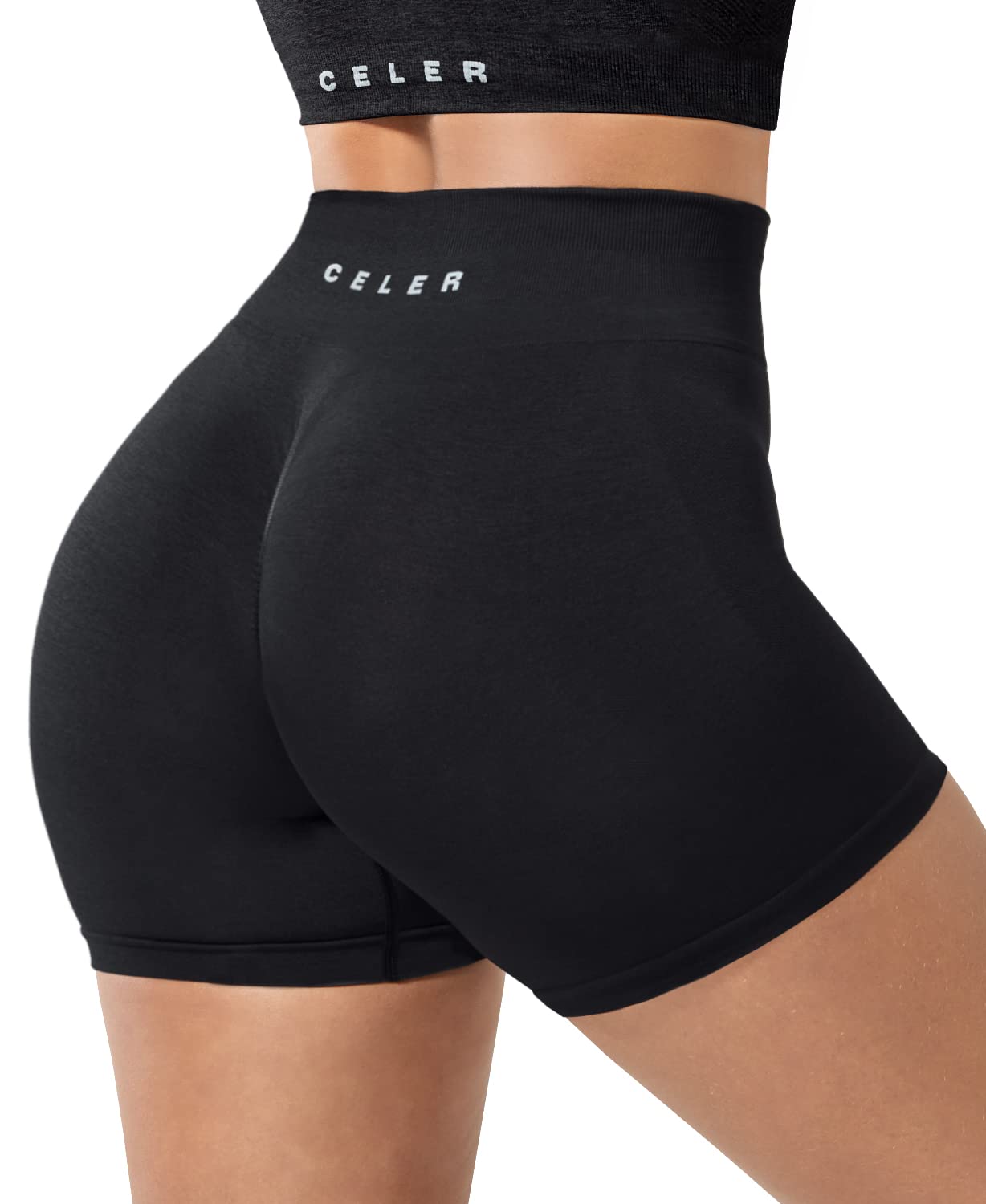 Womens Workout Shorts Chemistry Seamless Scrunch Butt Gym Shorts High Waisted Yoga Athletic Booty Shorts
