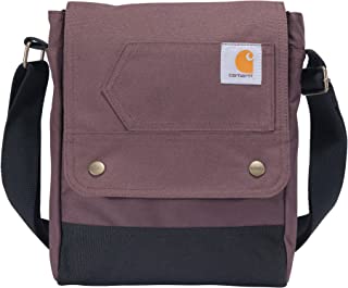 Carhartt Women's, Durable, Adjustable Crossbody Bag with Flap Over Snap Closure, Wine