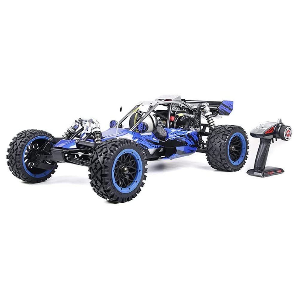 QAQQVQ 1/5 Scale Gas Truck Gasoline RC Car High Speed Remote Control Off-Road Vehicle with 36cc Gasoline Engine and 2.4G Remote Controller All Terrain Off Road Truck Car Gifts for Boys