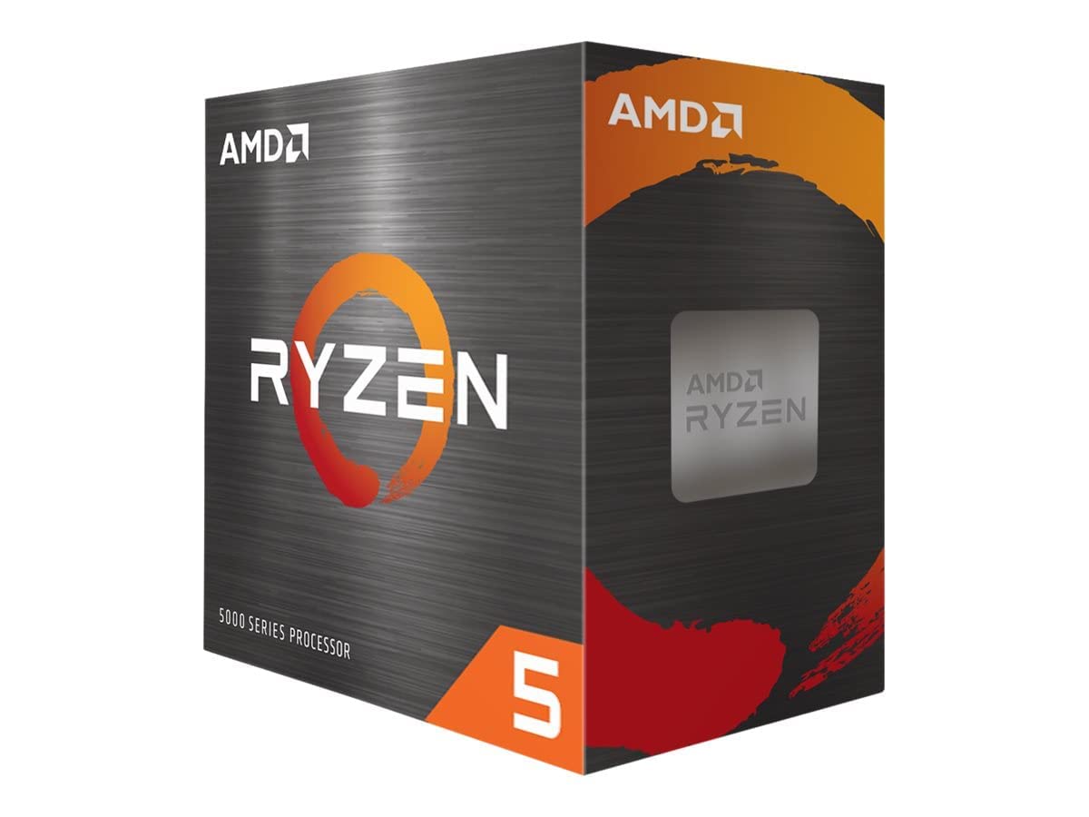 AMD Ryzen™ 5 5600 6-Core, 12-Thread Unlocked Desktop Processor with Wraith Stealth Cooler