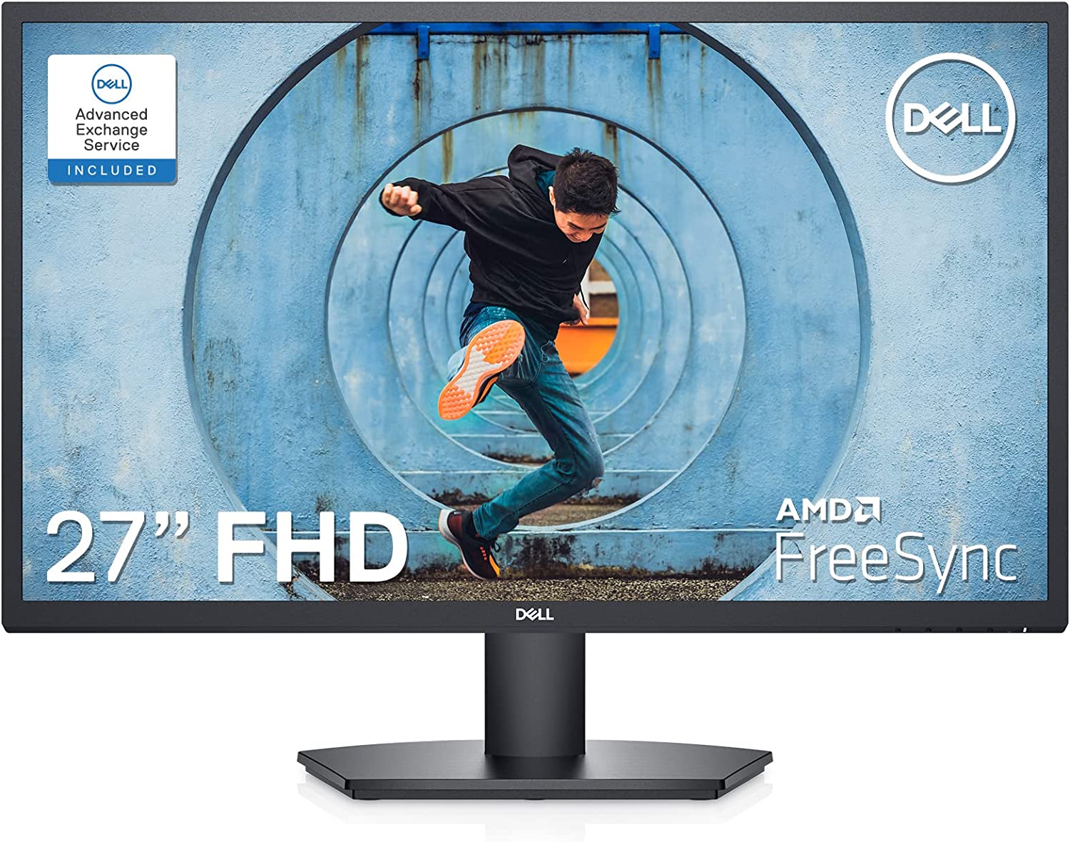         Dell 27 inch Monitor FHD (1920 x 1080) 16:9 Ratio with Comfortview (TUV-Certified), 75Hz Refresh Rate, 16.7 Million Colors, Anti-Glare Screen with 3H Hardness, Black - SE2722HX       