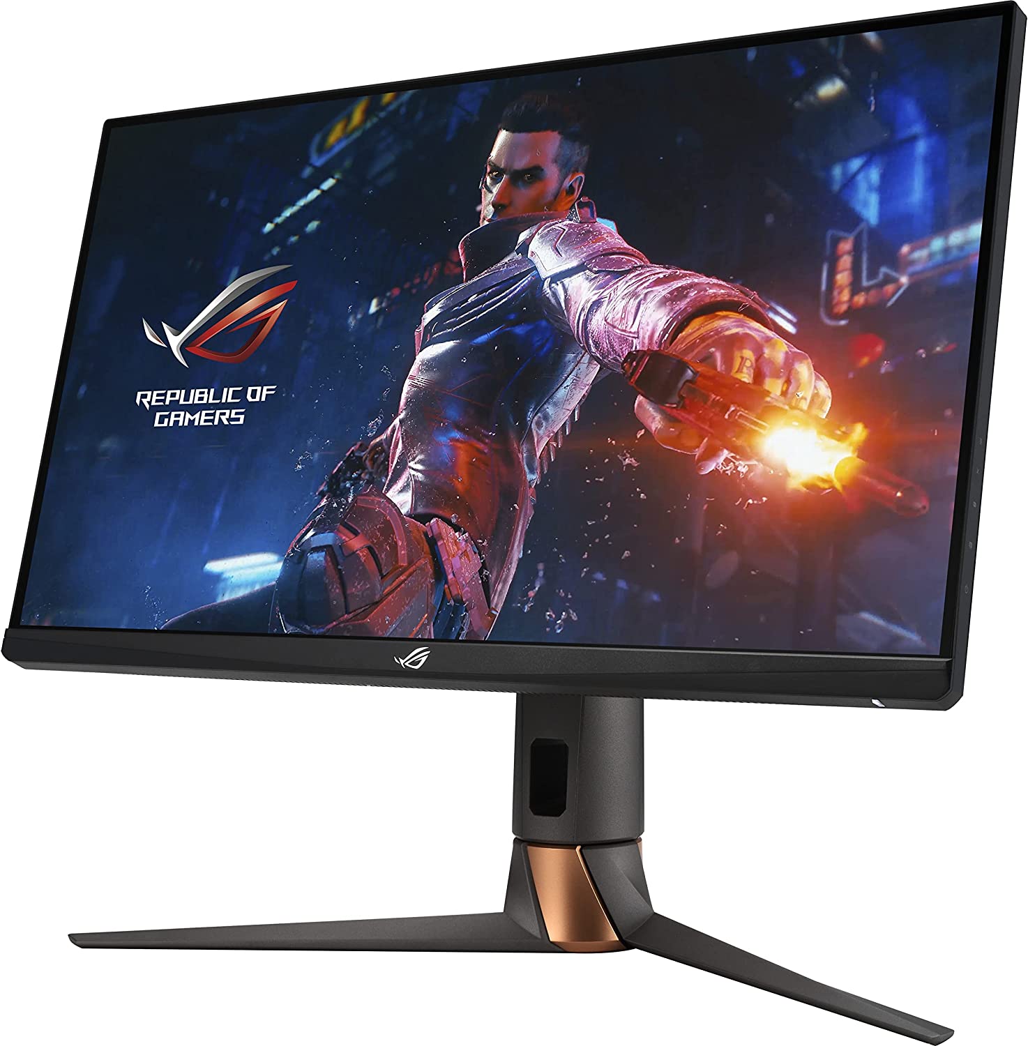         ASUS ROG Swift 27” 1440P Gaming Monitor (PG279QM) - WQHD (2560 x 1440), Fast IPS, 240Hz, 1ms, G-SYNC, NVIDIA Reflex Latency Analyzer, DisplayHDR400, Eye Care, HDMI, DisplayPort, USB, Height Ad