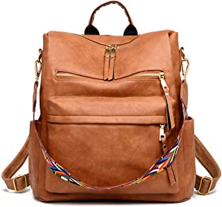 Women's Fashion Backpack Purses Multipurpose Design Handbags and Shoulder Bag PU Leather Travel bag