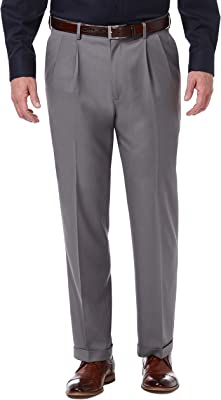 Men's Premium Comfort Classic Fit Pleat Front Pant Reg. and Big & Tall Sizes