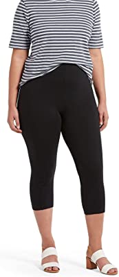 Women's Cotton Lounge Capri Legging with Tech Pocket