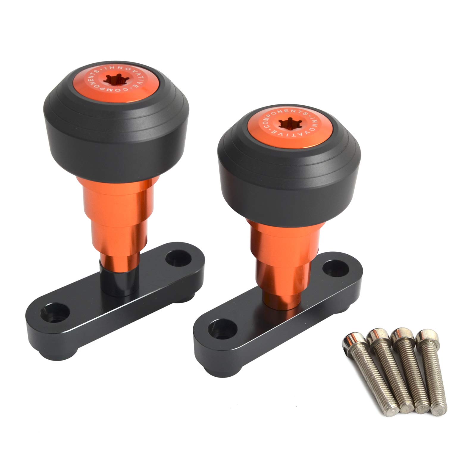 NICECNC Frame Sliders Crash Protector Compatible with KTM Duke 390 2013-2018 2017 2016 2015 2014,125 200 Duke 2012-2017 2013 2014 2015 2016