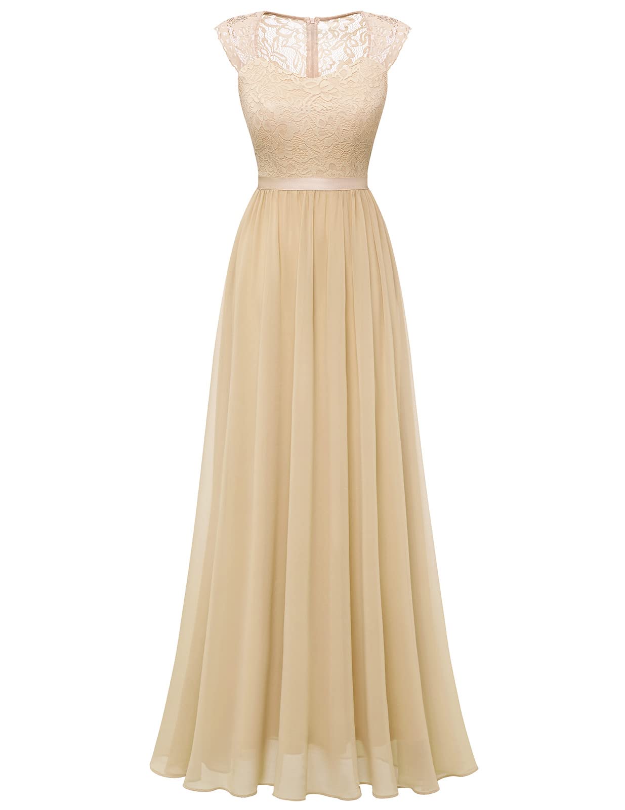 Women's Formal Dress Long Evening Gowns Elegant Bridesmaid Dresses for Wedding Guest