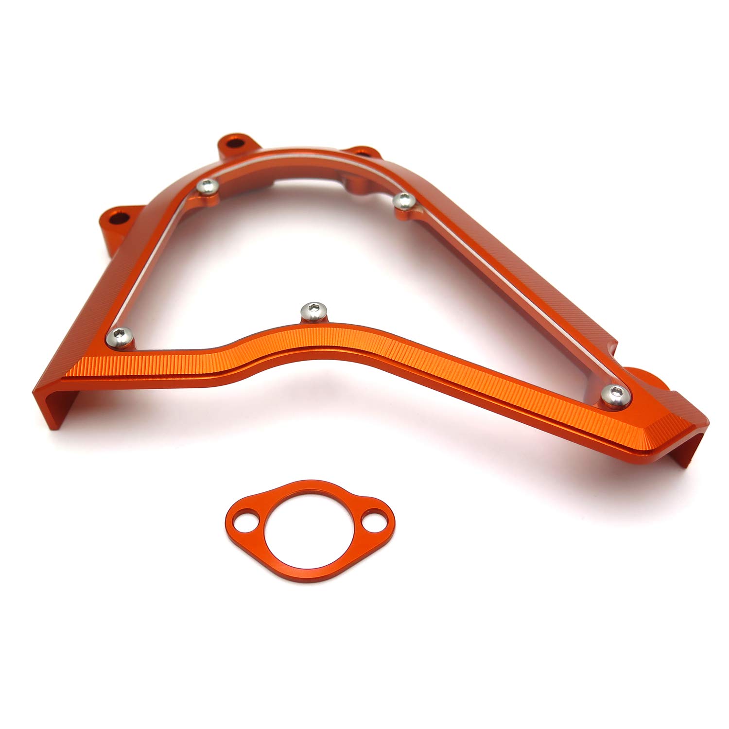 SMT- DUKE Front Transparent Sprocket Cover Chain Guard Cover Wheel Compatible with KTM DUKE/RC 250 390 2017-2019 [P/N: GZSP-K3-004]