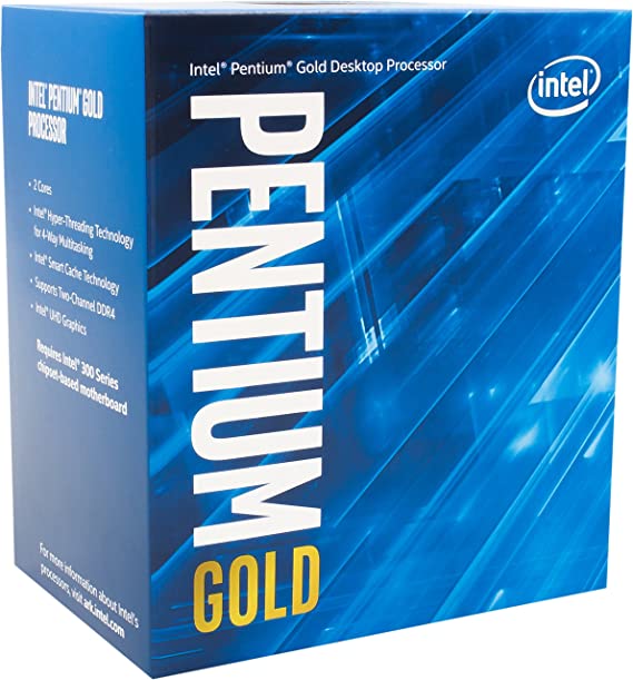 Intel Pentium Gold G5400 Desktop Processor 2 Core 3.7GHz LGA1151 300 Series 54W/58W BX80684G5400