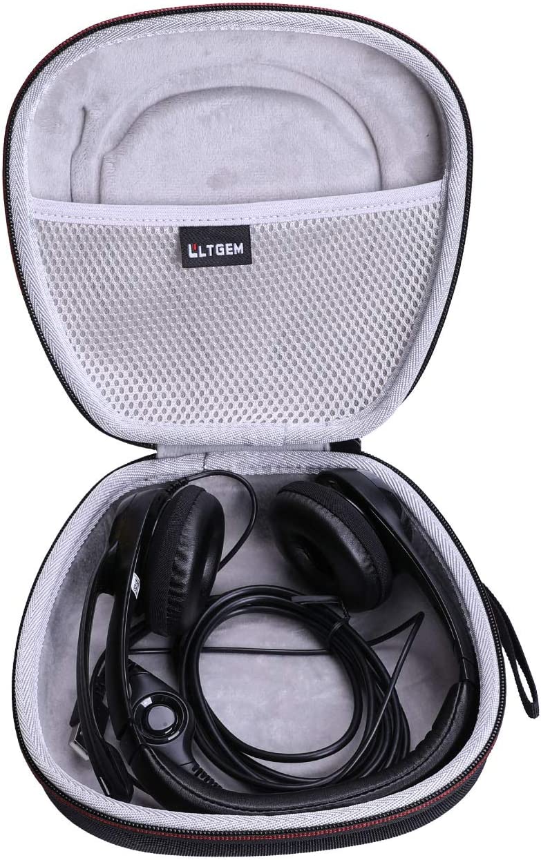         LTGEM Hard Case for Logitech USB Headset H390 with Noise Cancelling Mic       