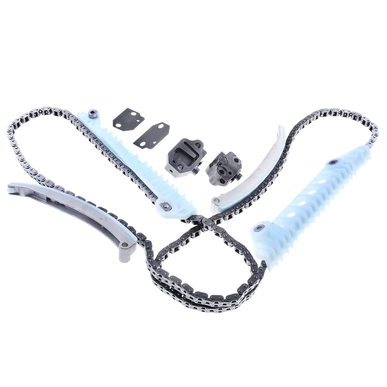 A-Premium Timing Chain Kit Compatible with Ford Crown Victoria E-250 Expedition Explorer F-150 Heritage Mustang Lincoln Town Car Mercury Grand Marquis Mountaineer 8-PC