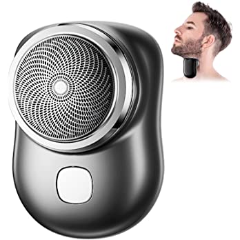          Mini Shaver Portable Electric Shaver, 2023 New Upgrade Portable Electric Shave, Magic USB Mini Shaver Electric Razor for Men, Easy One-Button Use Suitable for Home,Car,Travel and Gifts(Black-