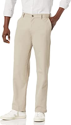 Men's Classic-Fit Wrinkle-Resistant Flat-Front Chino Pant (Available in Big & Tall)