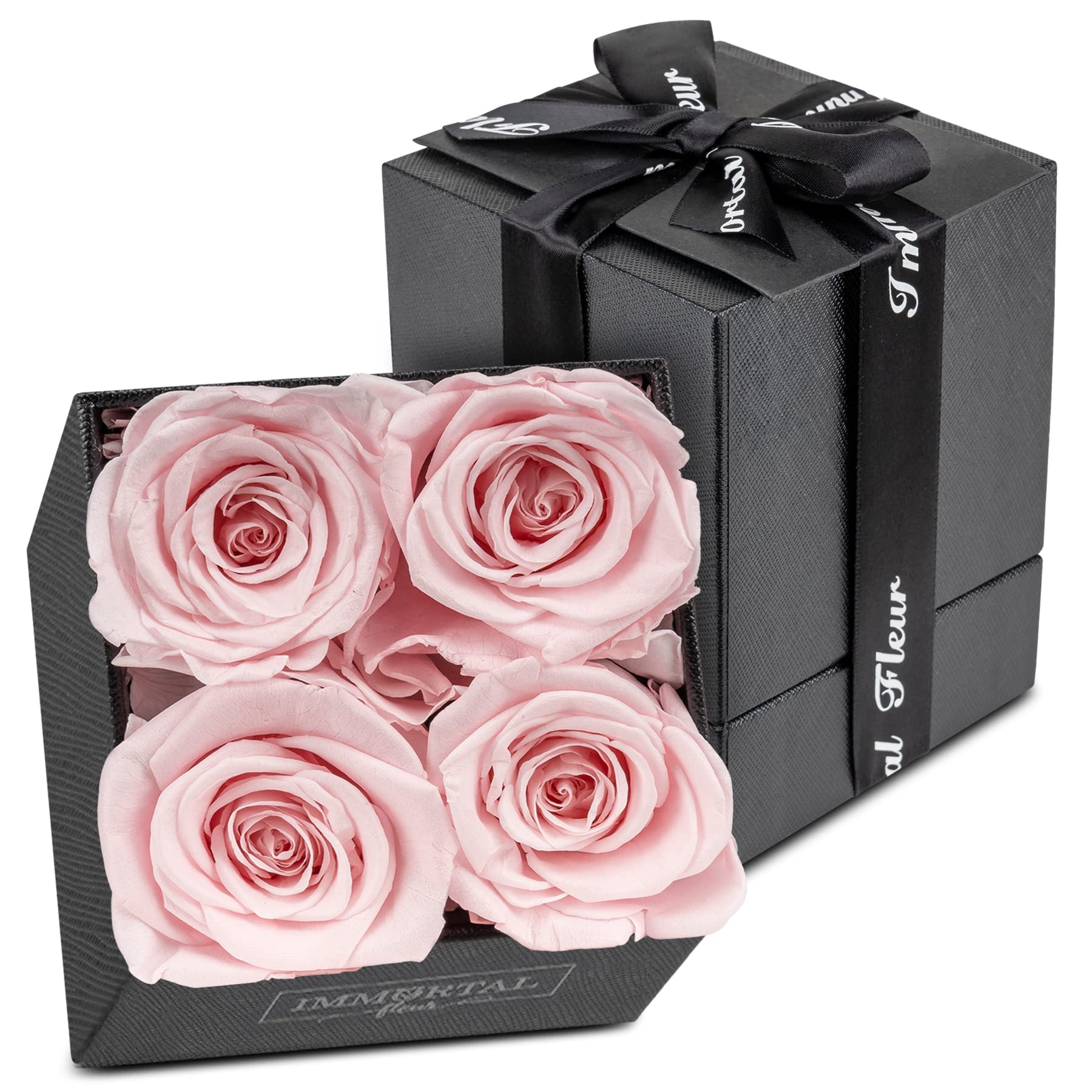 Immortal Fleur Preserved Roses In A Box | Real Preserved Flowers | Unique Real Roses for Delivery Prime | Forever Roses Box | Fresh Flowers for Delivery Prime Next Day | Mom Birthday Gifts from Daught