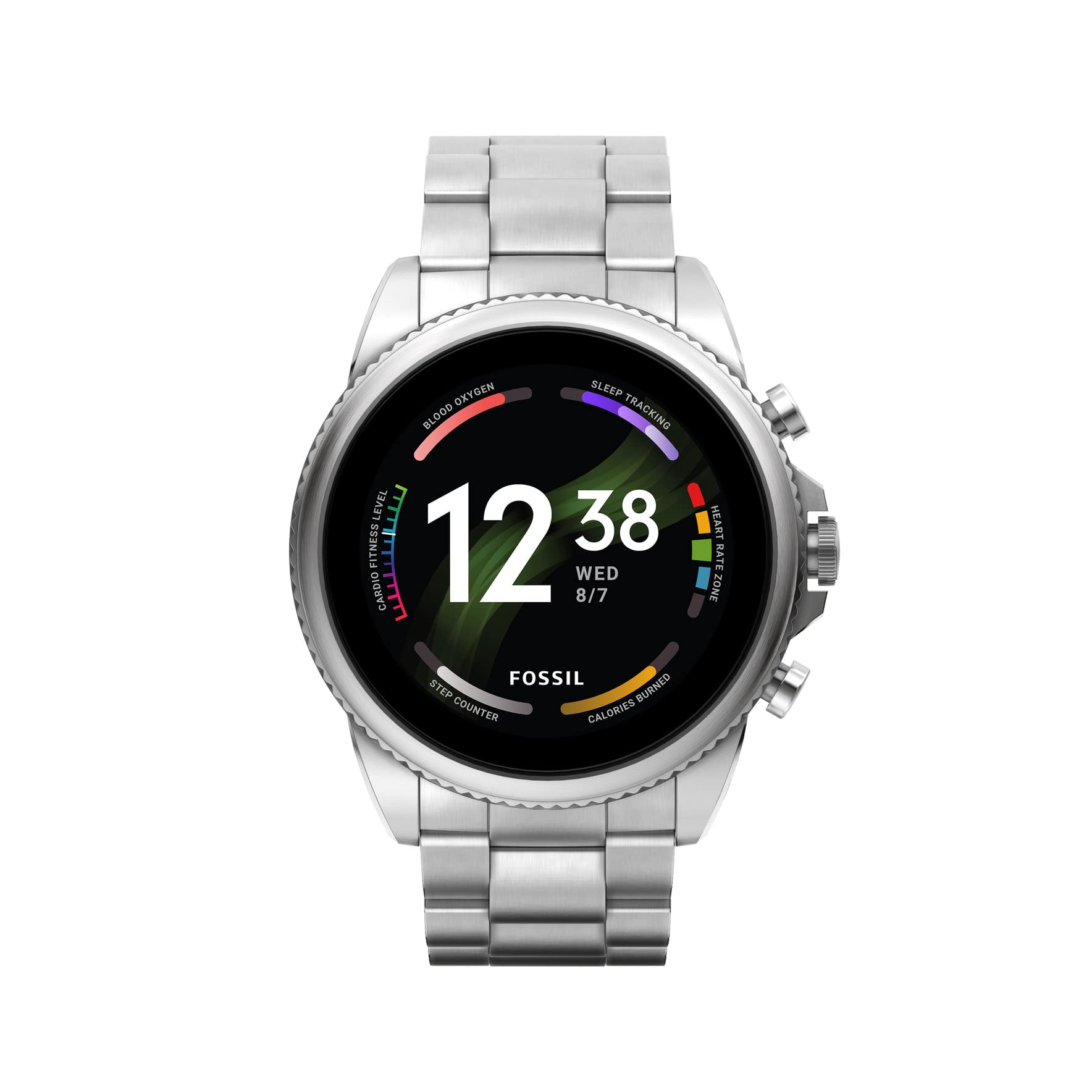 Fossil Gen 6 44mm Touchscreen Smartwatch with Alexa Built-In, Heart Rate, Blood Oxygen, Activity Tracking, GPS, Speaker, Smartphone Notifications