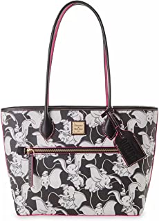 Disney Parks Exclusive - Dooney & Bourke - Tote Shopper Shoulder Bag Purse Handbag - Dumbo, Black, White